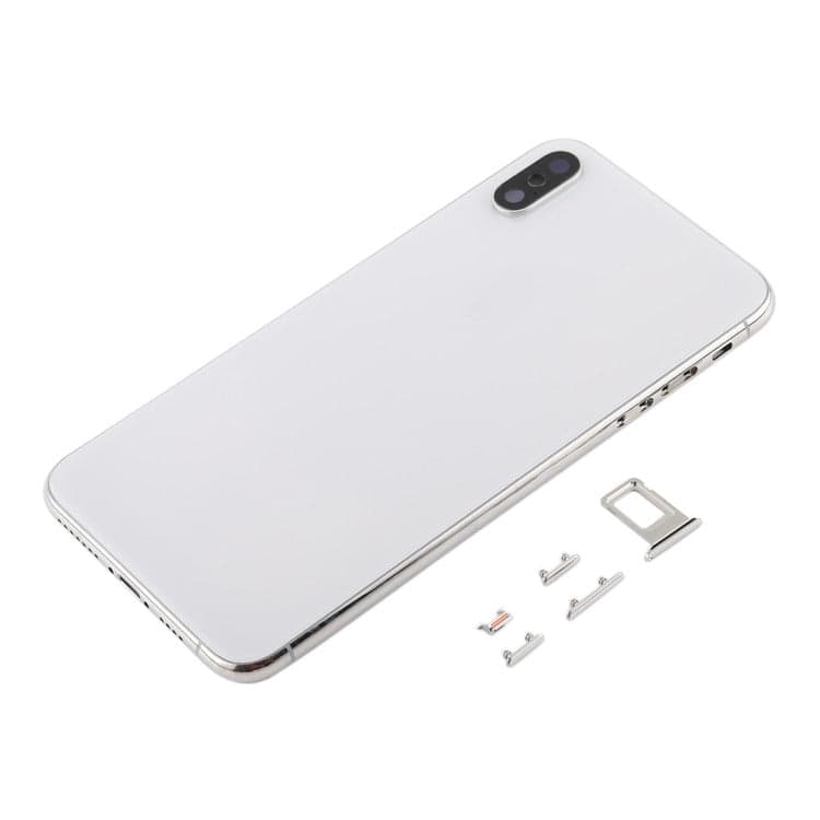 Back Panel Housing for Apple iPhone XS Silver thumbnail 2