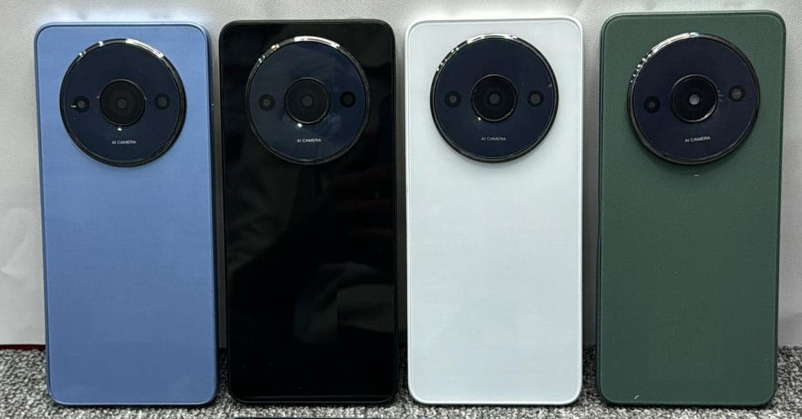 Back Panel housing for Mi A3 Blue