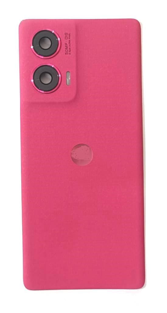 Back Panel with Camera Glass for Motorola Moto Edge 50 fusion Pink thumbnail 3