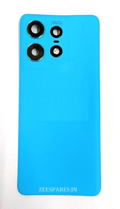 Back Panel with Camera Glass for Motorola Moto Edge 50 Pro Blue