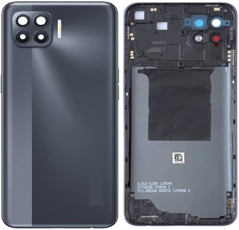 Back Panel Housing for Oppo F17 Pro Black thumbnail 2