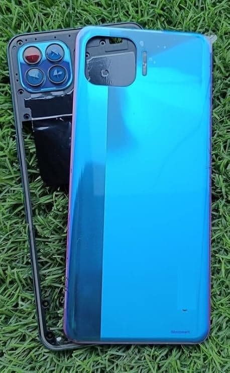 Back Panel Housing for Oppo F17 Pro Blue thumbnail 2