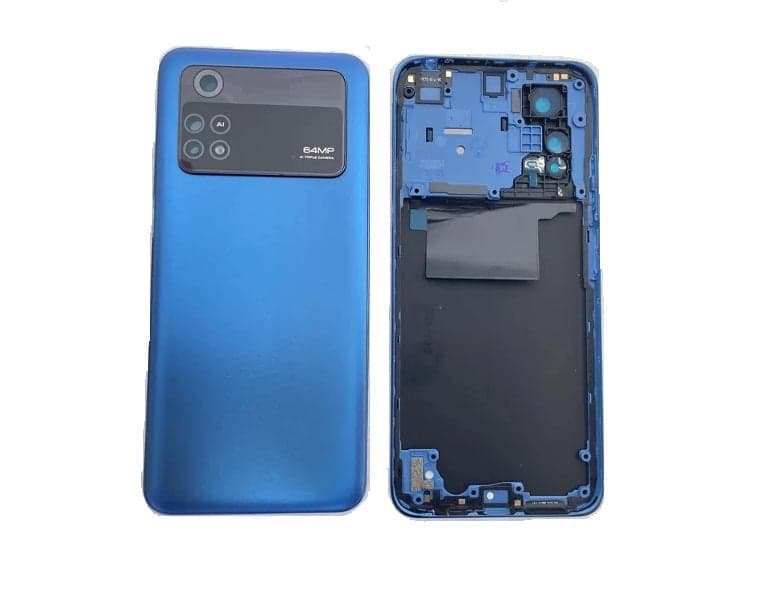 Back Panel Housing for Poco M4 Pro 4G Blue