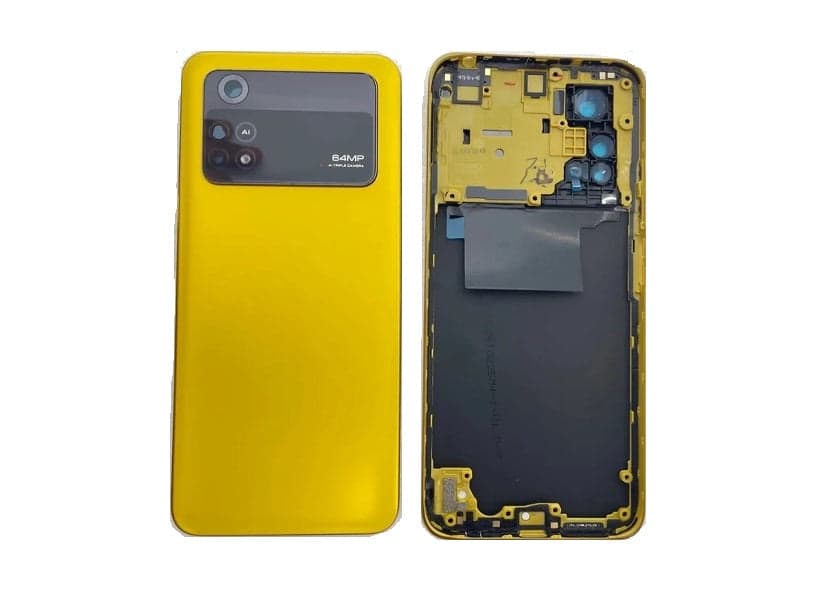 Back Panel Housing for Poco M4 Pro 4G Yellow
