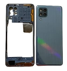 Back Panel With Middle Ring for Samsung Galaxy M32 4G Blue