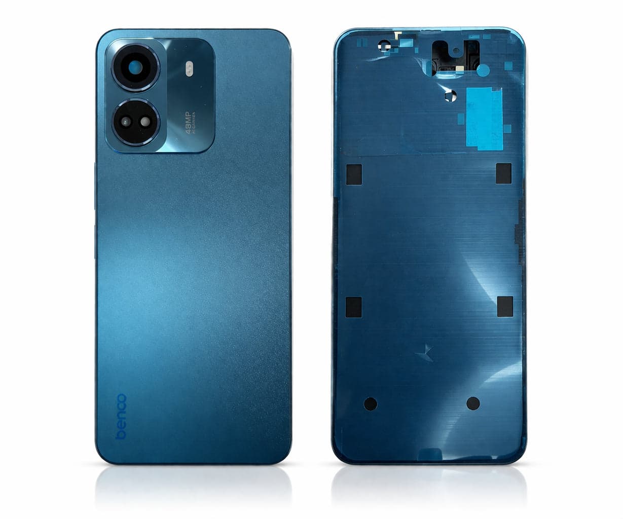 Back Panel with Camera Glass for Benco S1 Blue
