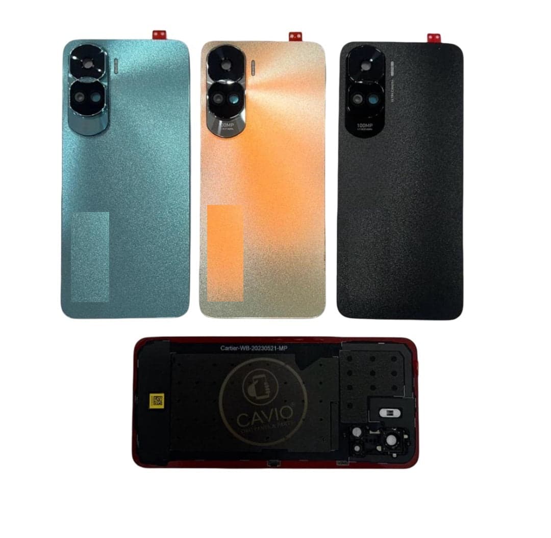 Back Panel with Camera Glass for Honor 90 Lite Black