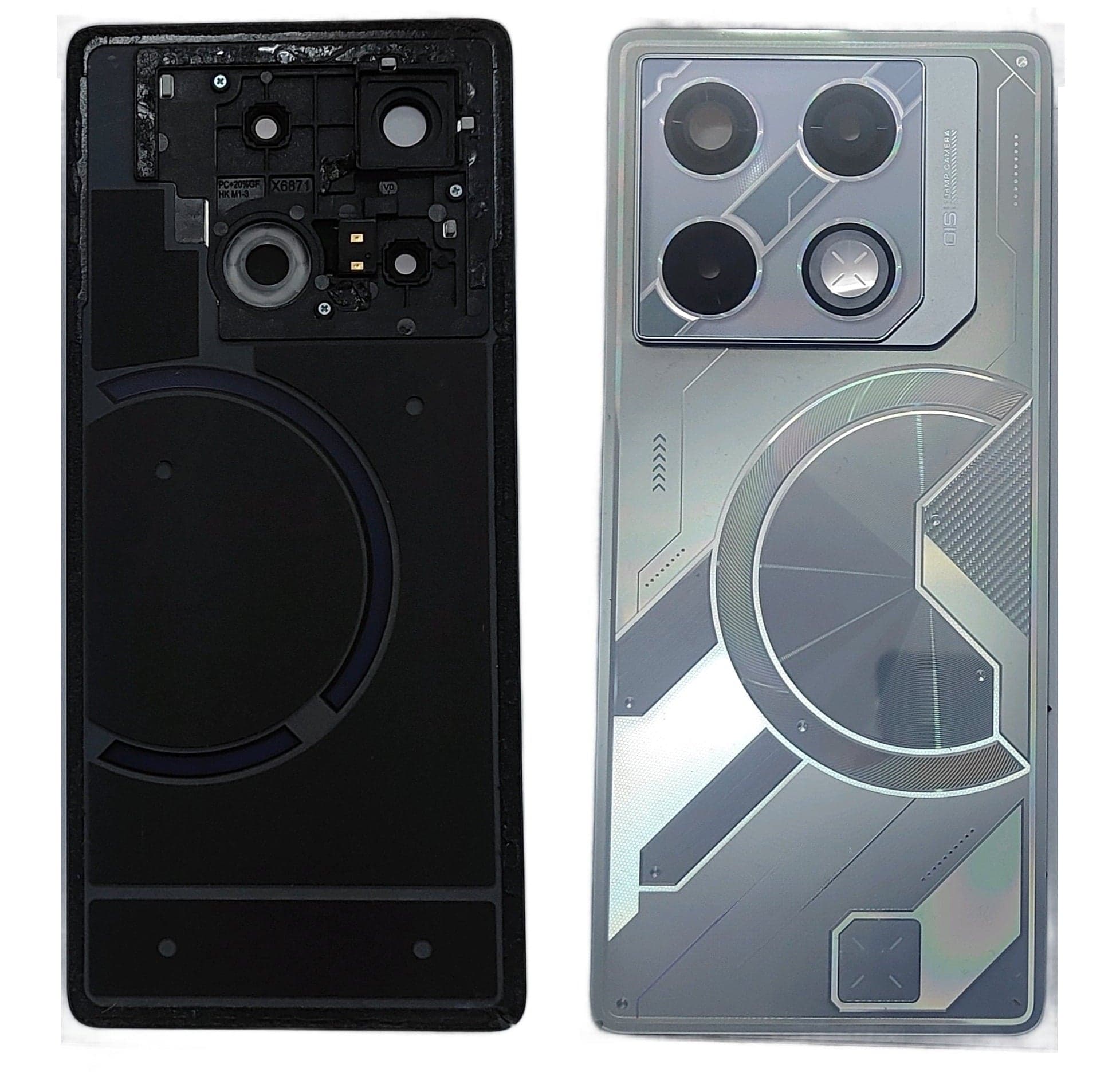 Back Panel with Camera Glass for Infinix GT 20 Pro X6871 Silver