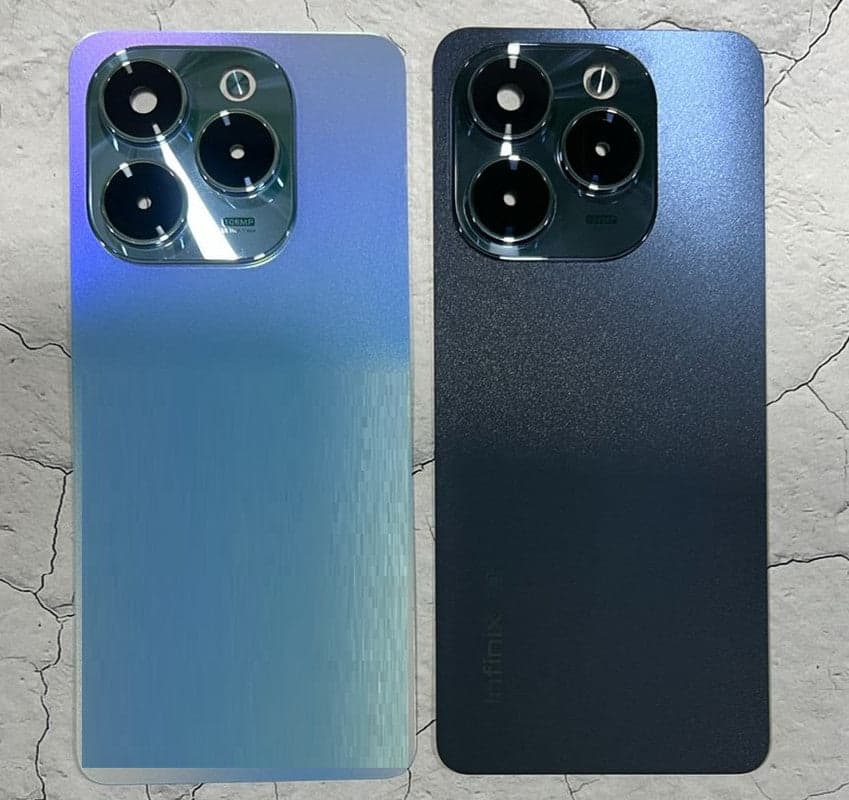 Back Panel with Camera Glass for Infinix Note 40X X6838 Black