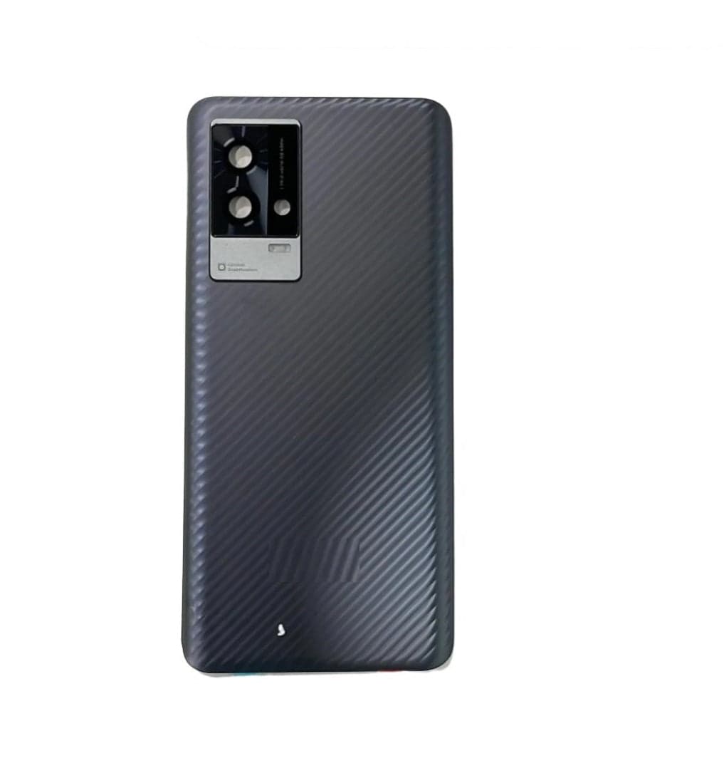 Back Panel with Camera Glass for IQOO 9 5G (Black)