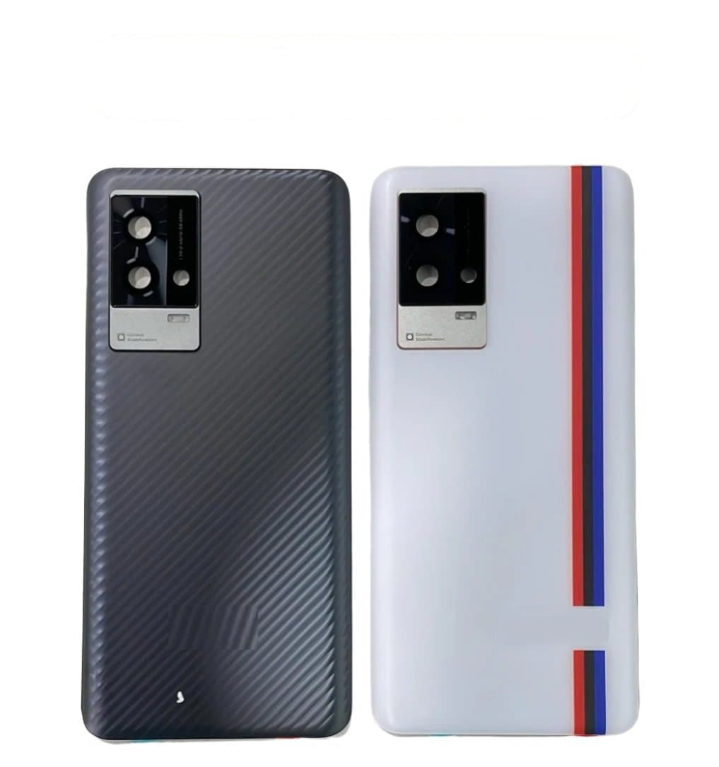 Back Panel with Camera Glass for IQOO 9 5G (Black) thumbnail 2