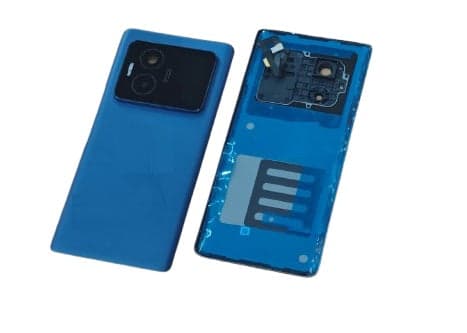 Back Panel with Camera Glass for Lava Blaze Duo 5G Nevy Blue