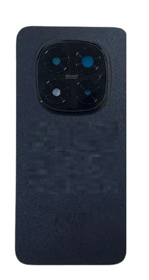Back Panel with Camera Glass for Mi Note 15 Pro Black