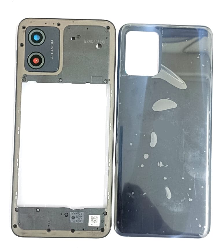 Back Panel Housing for Motorola Moto E13 Black