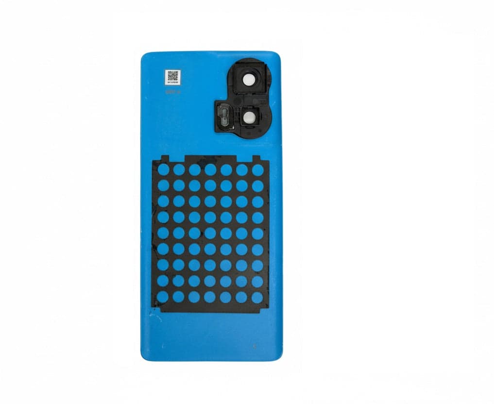 Back Panel with Camera Glass for Motorola Moto G96 Blue thumbnail 3