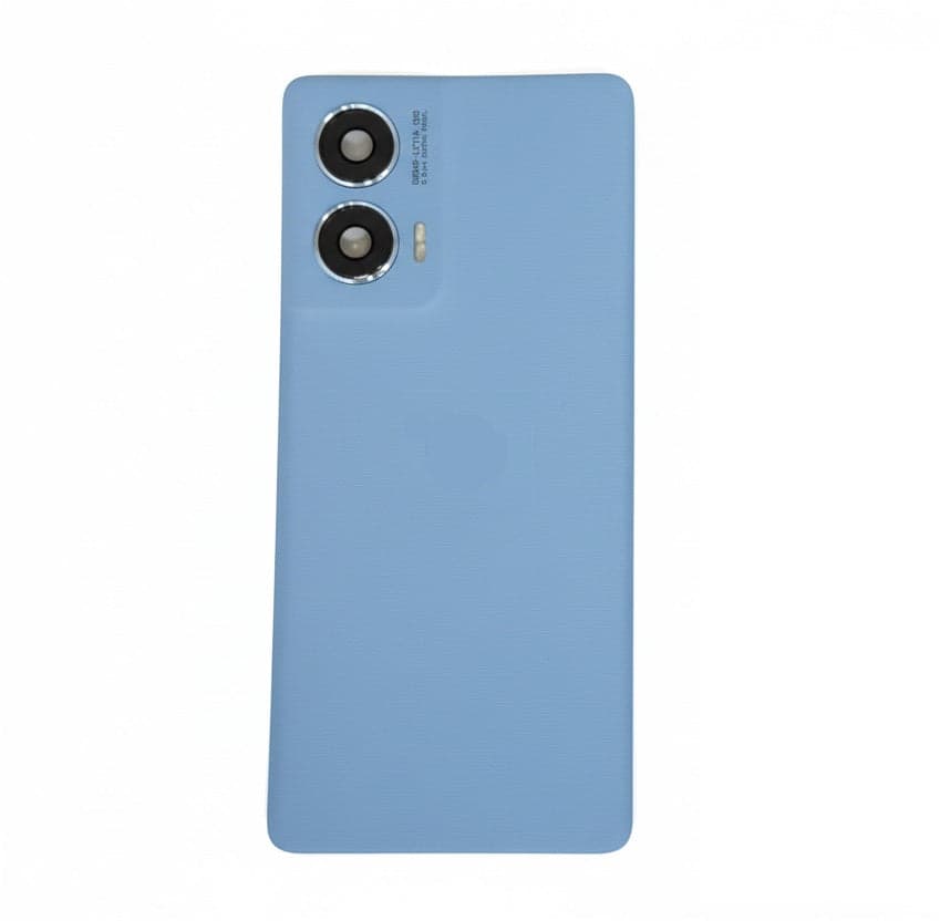 Back Panel with Camera Glass for Motorola Moto G96 Silver thumbnail 2