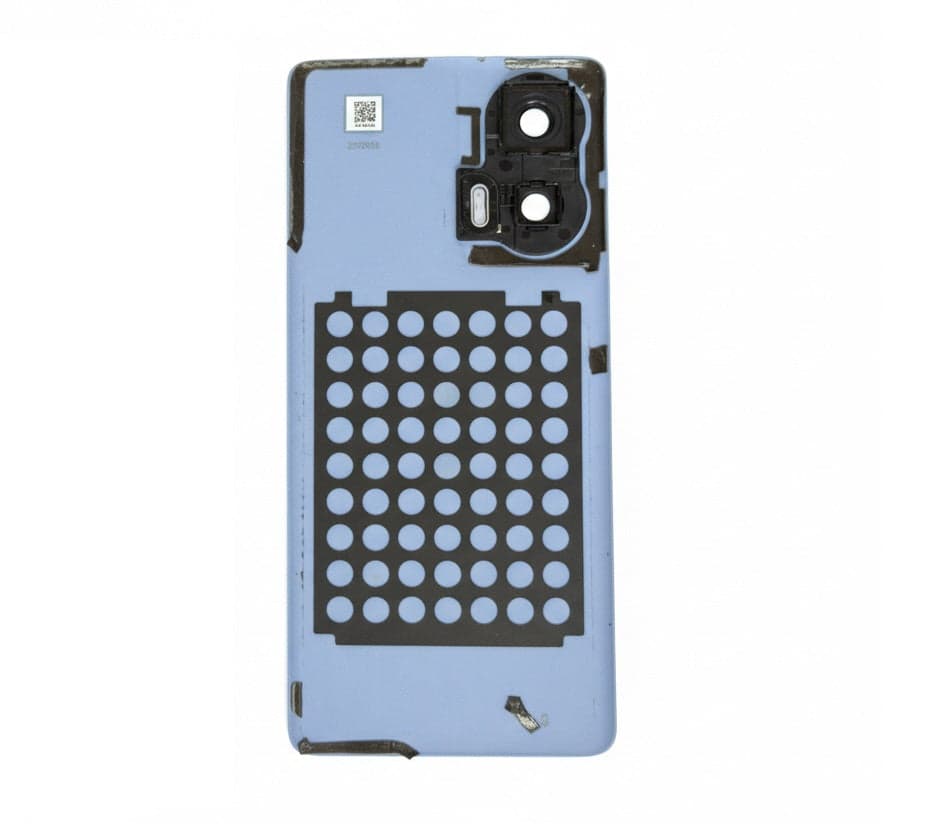 Back Panel with Camera Glass for Motorola Moto G96 Silver thumbnail 3