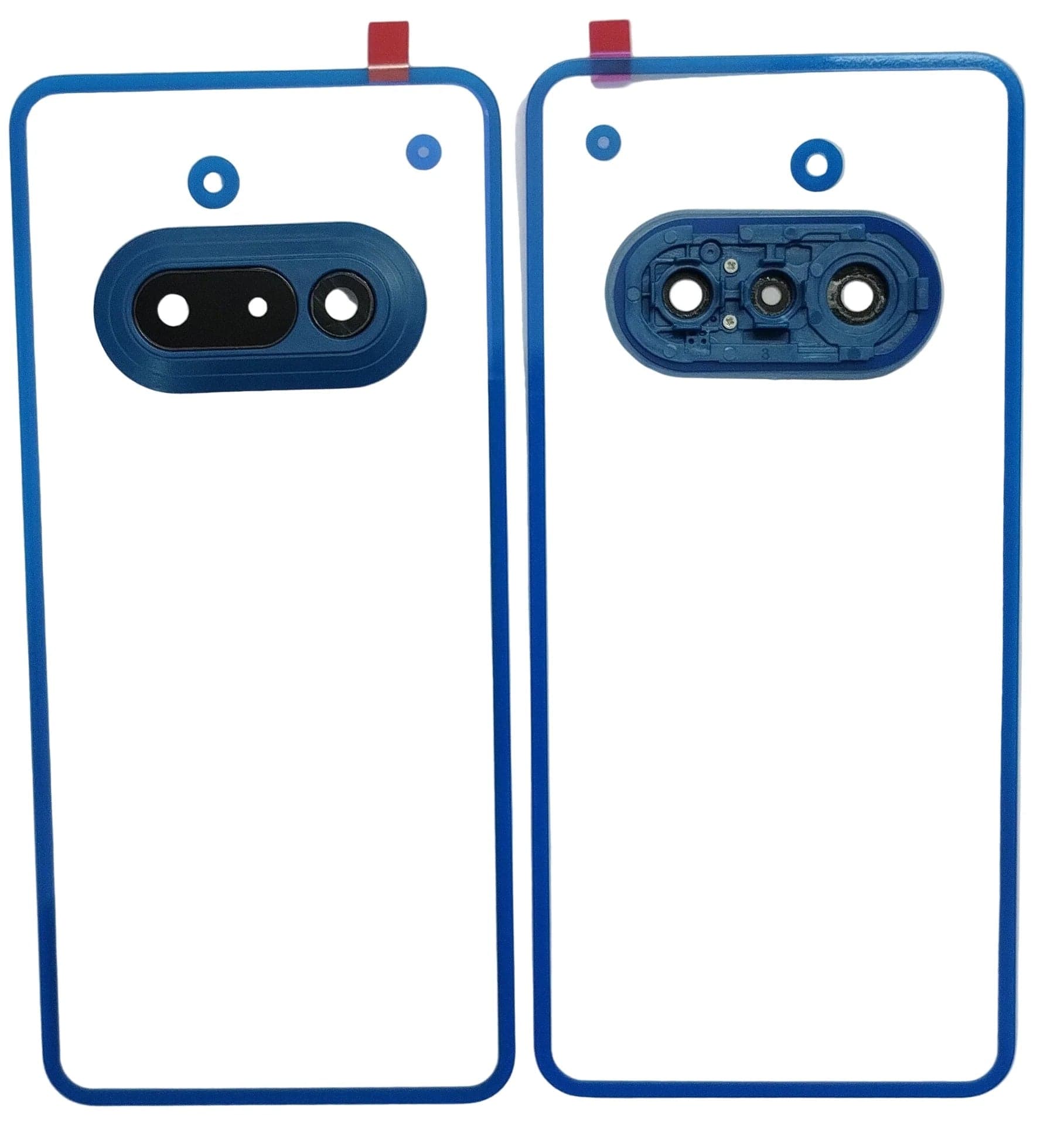 Back Panel with Camera Glass for Nothing Phone 3A Blue thumbnail 2
