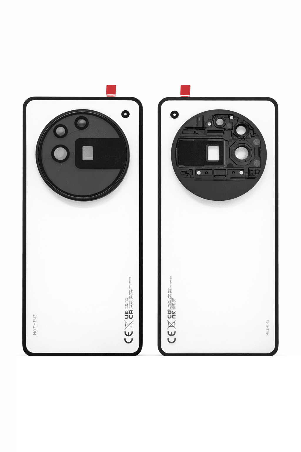 Back Panel with Camera Glass for Nothing Phone 3A Pro Black