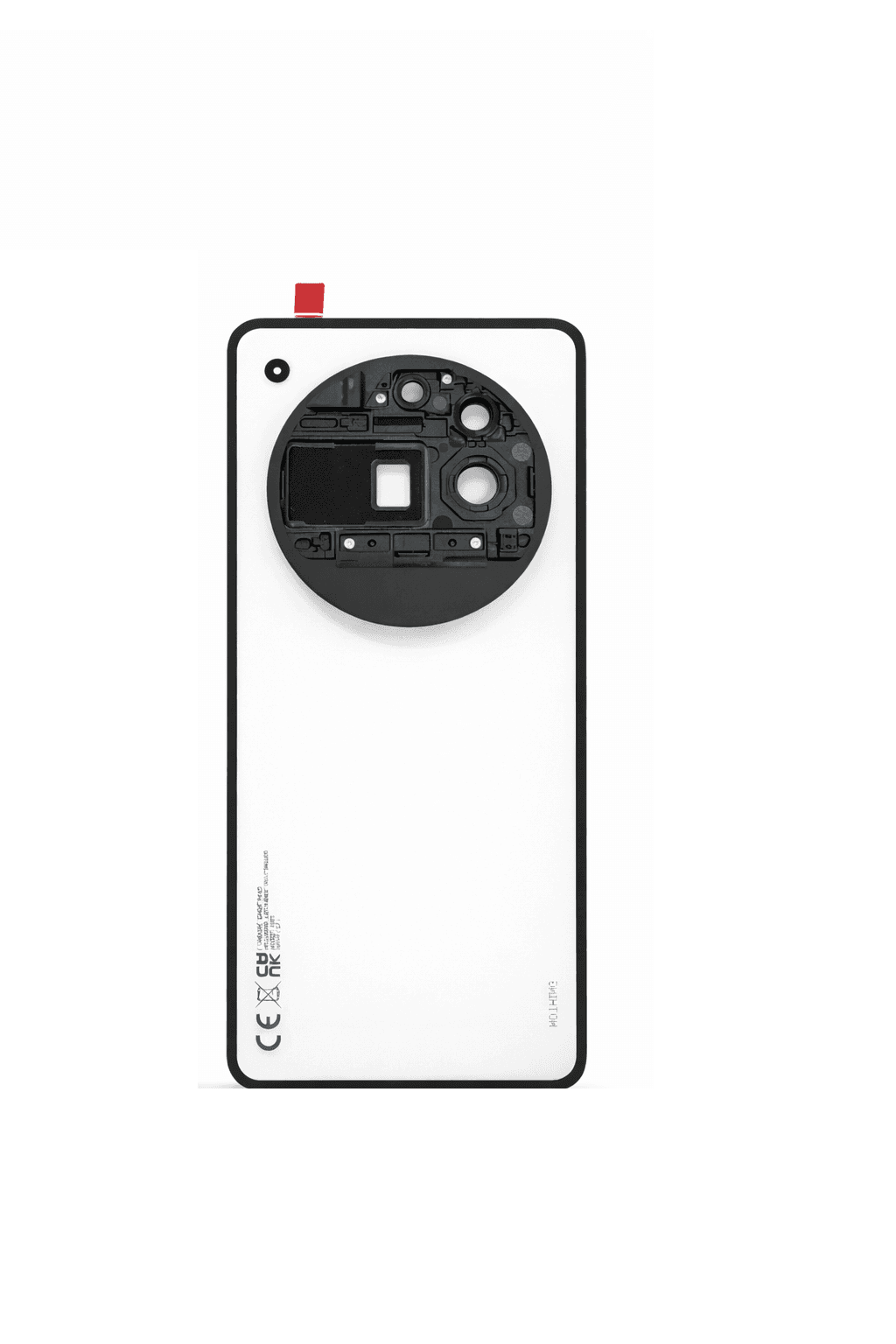 Back Panel with Camera Glass for Nothing Phone 3A Pro Black thumbnail 2