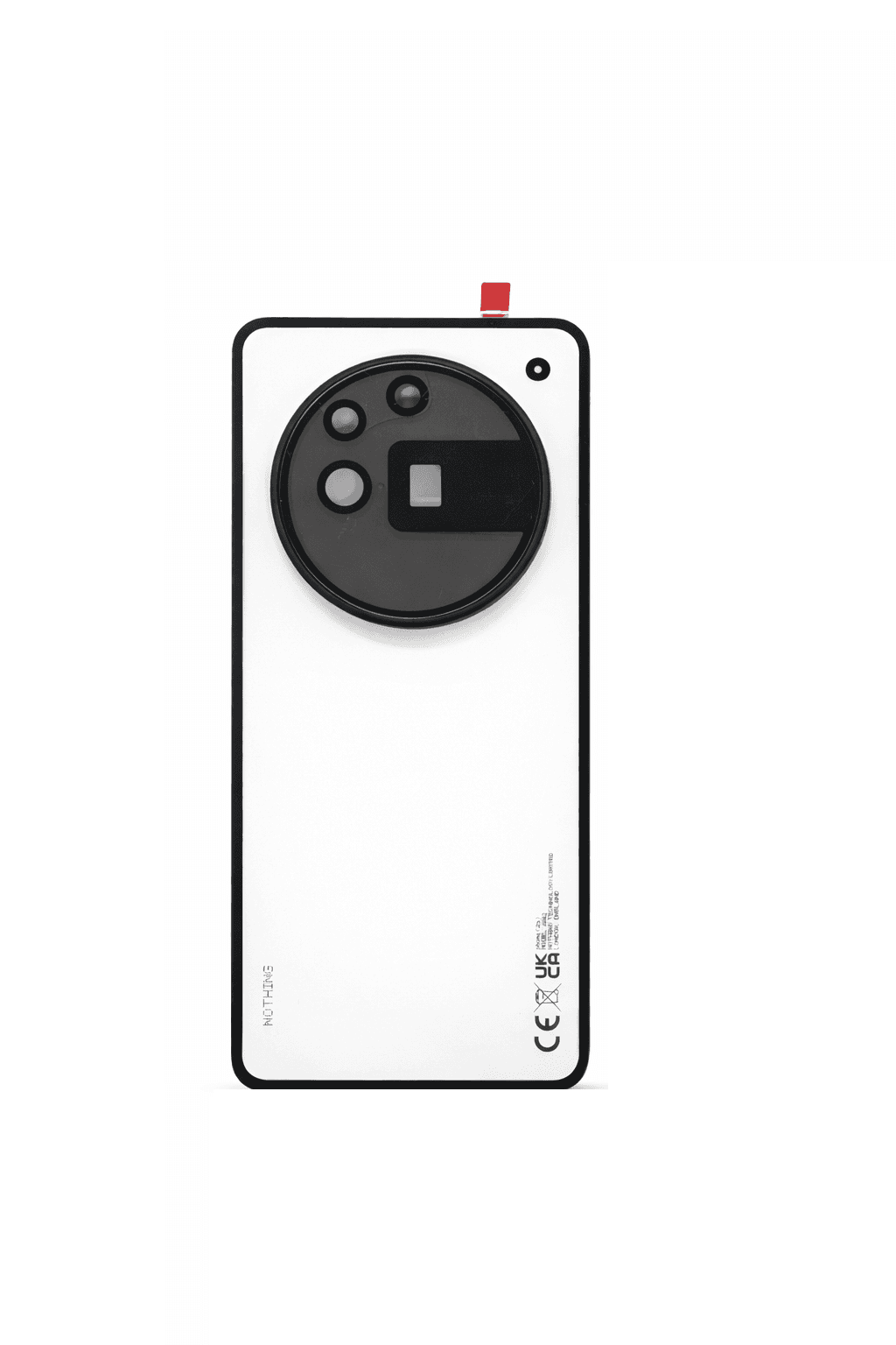 Back Panel with Camera Glass for Nothing Phone 3A Pro Black thumbnail 3
