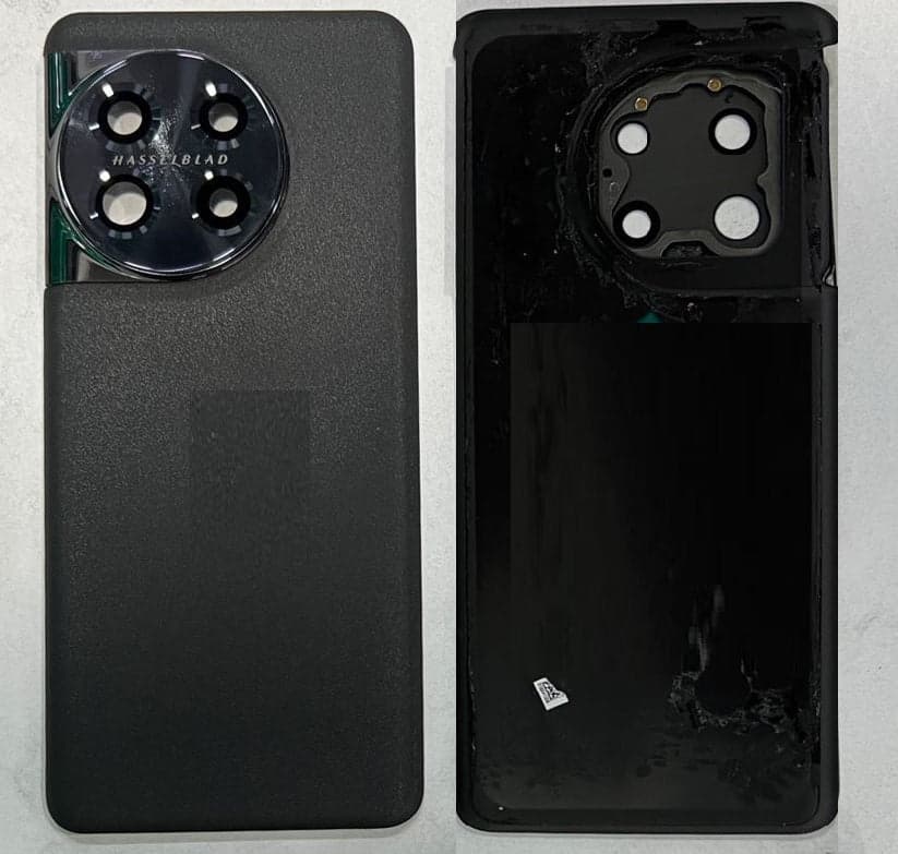 Back Panel with Camera Glass for OnePlus 11 5G Black