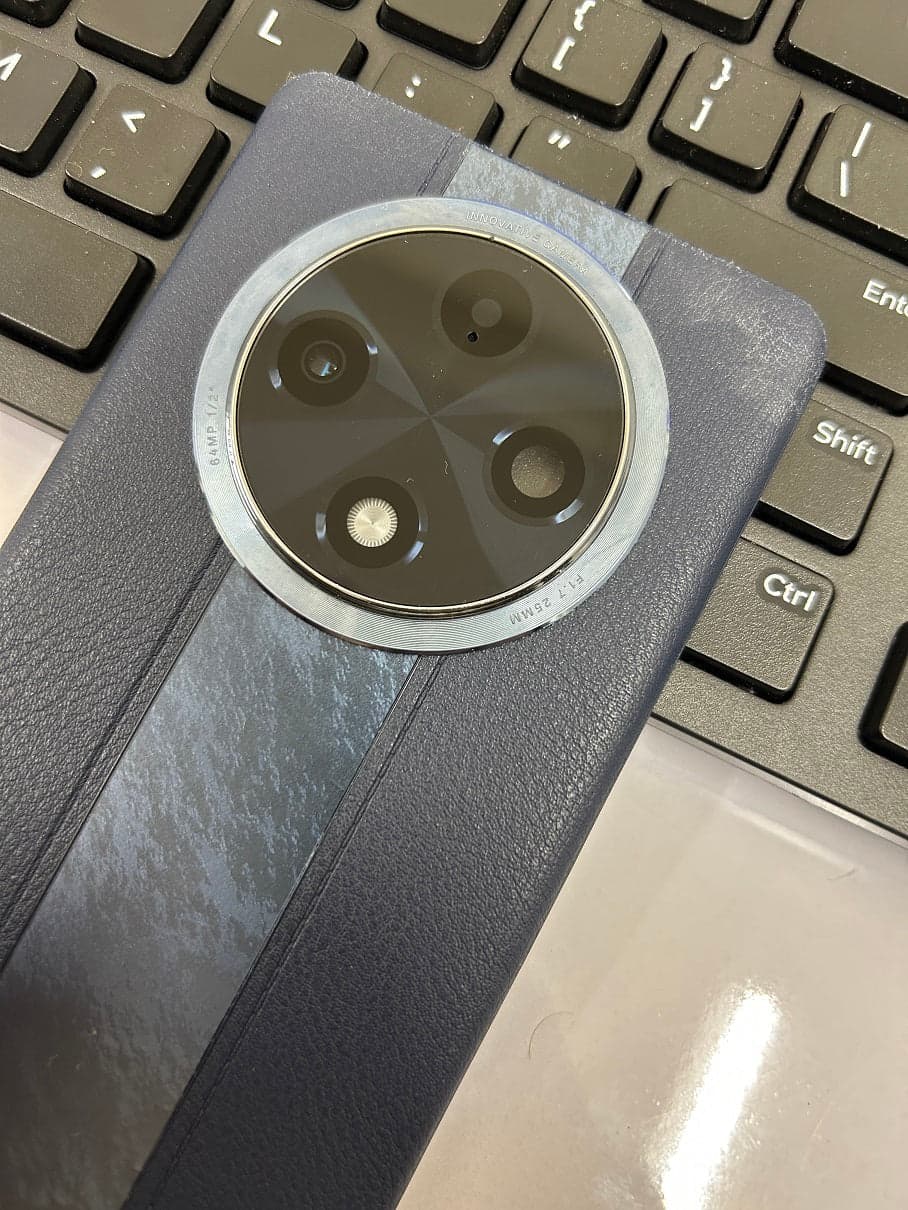 Back Panel with Camera Glass for Oppo F27 Pro Plus 5G Black. thumbnail 2