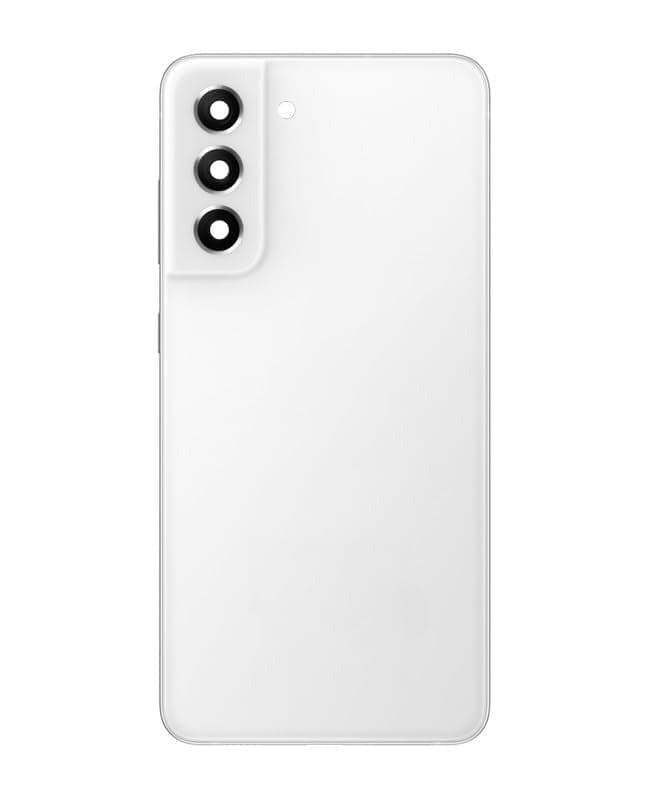Back Panel with Camera Glass for Samsung Galaxy S21 FE white