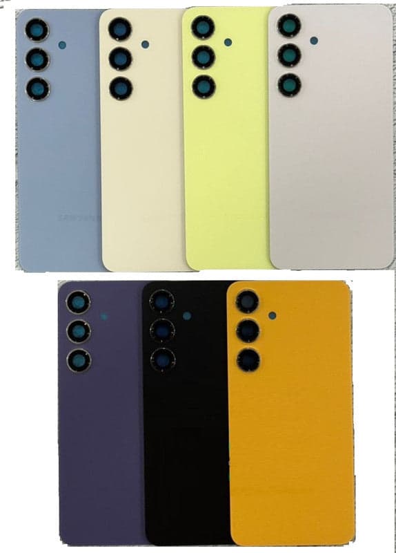 Back Panel with Camera Glass for Samsung Galaxy S24 Black