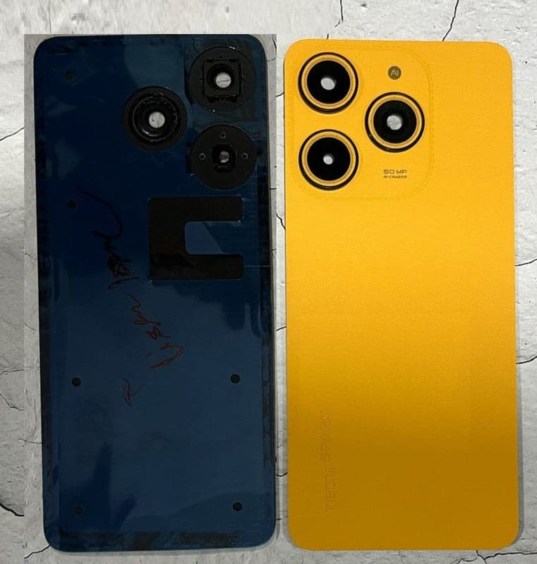 Back Panel With Camera Glass for Tecno Spark 10 4G KI5q Orange