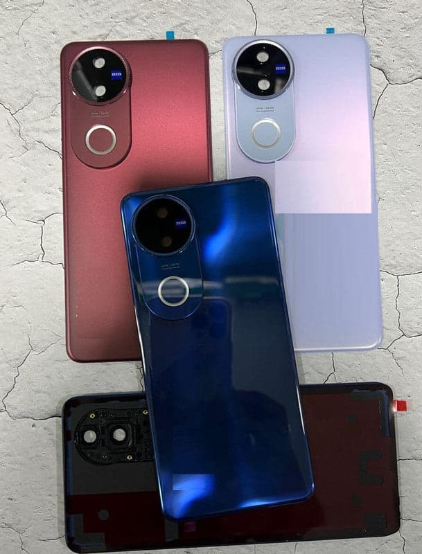 Back Panel with Camera Glass for Vivo V50 Brown
