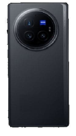 Back Panel with Camera Glass for Vivo X Fold 3 Pro Black