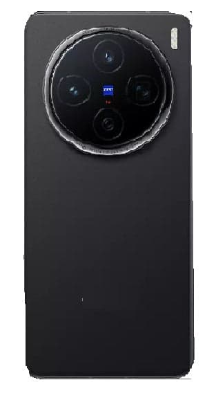 Back Panel with Camera Glass for Vivo X100 Pro Black