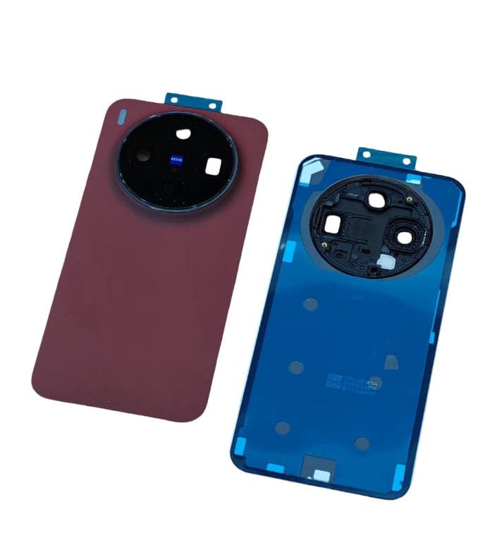 Back Panel with Camera Glass for Vivo X300 Pro Red