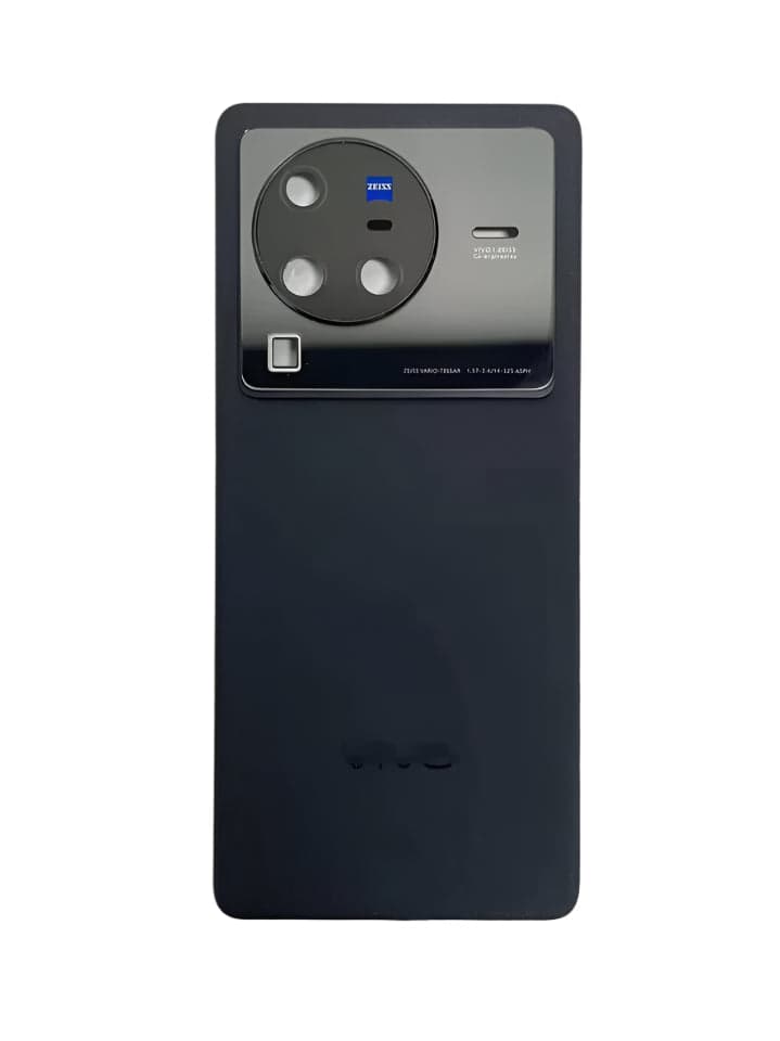 Back Panel with Camera Glass for Vivo X80 Pro Black