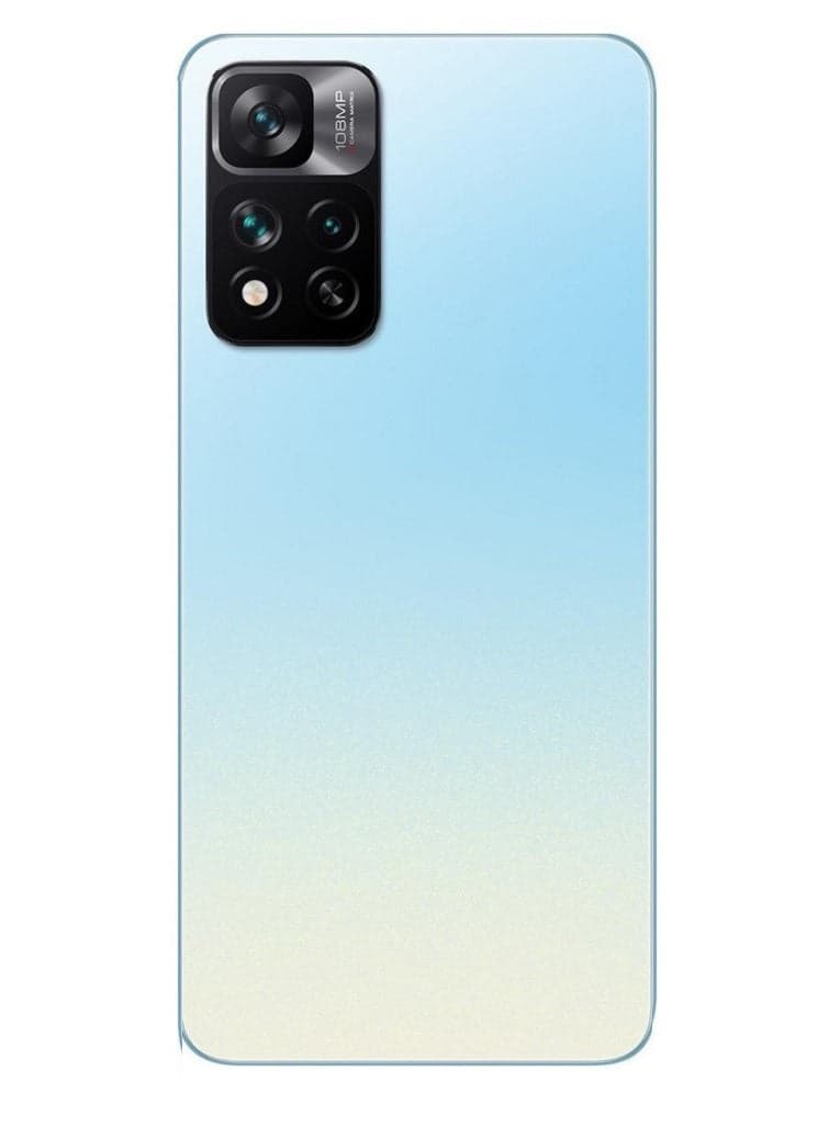 Back Panel With Camera Glass for Xiaomi 11i Hypercharge Blue