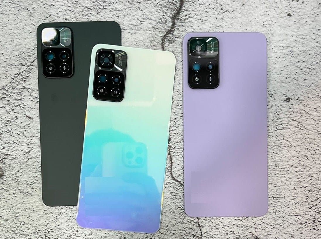 Back Panel With Camera Glass for Xiaomi 11i Hypercharge Blue thumbnail 2