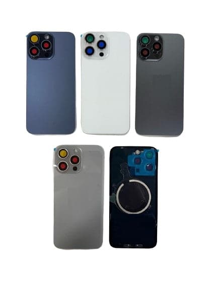 Back Panel with Camera Glass for Apple iPhone 15 Pro Max White