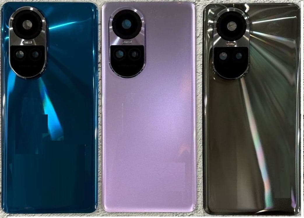 Back Panel with Camera Glass for Oppo Reno 10 Pro 5G Blue thumbnail 2
