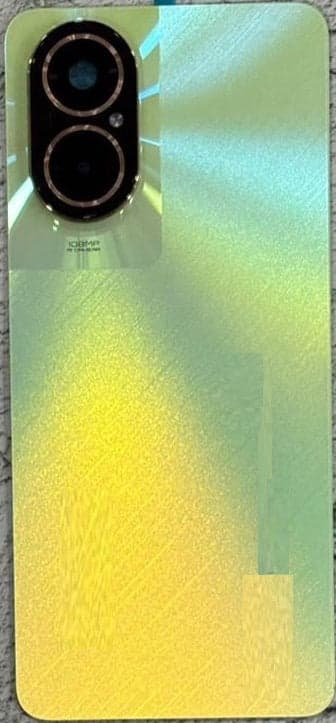 Back Panel with Camera Glass for Realme C69 Green