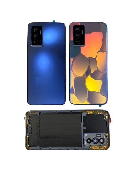 Back Panel with Camera Glass for Vivo V23E Blue