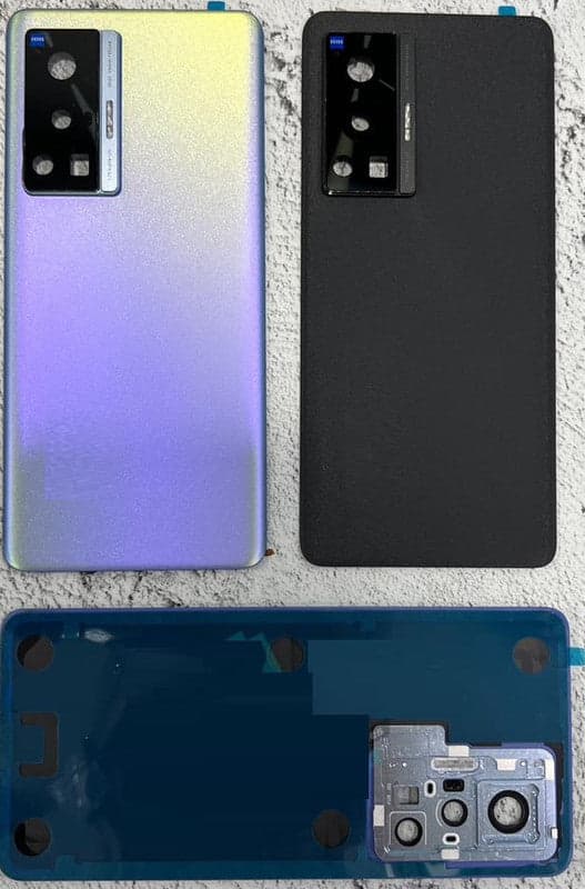 Back Panel with Camera Glass for Vivo X70 Pro Black