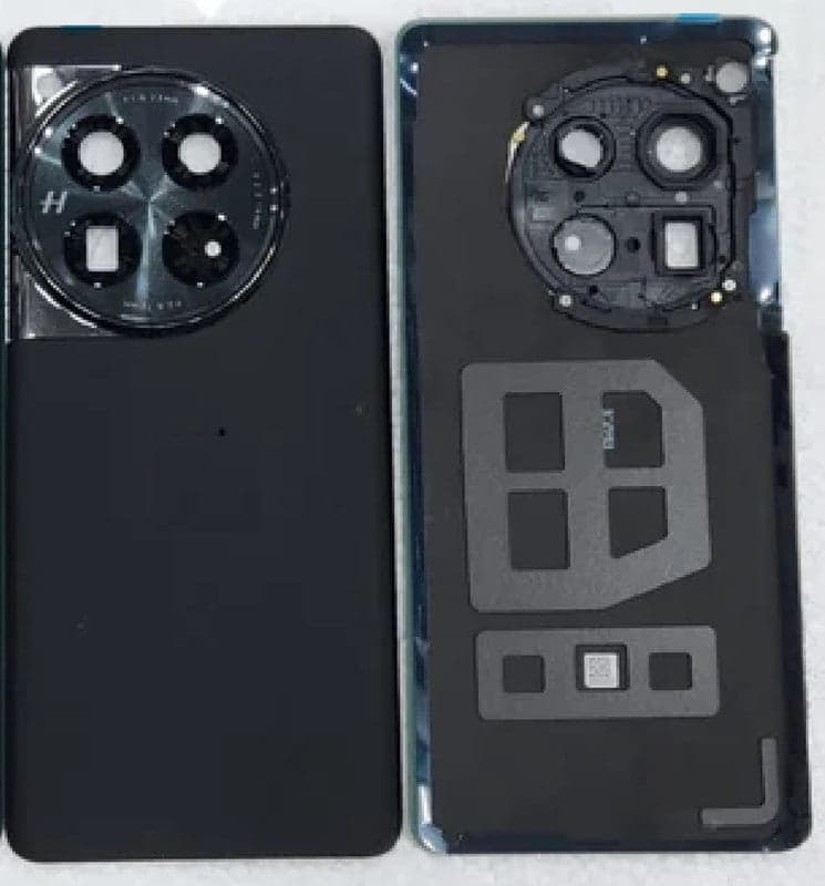 Back Panel with Camera Glass for OnePlus 12 Black
