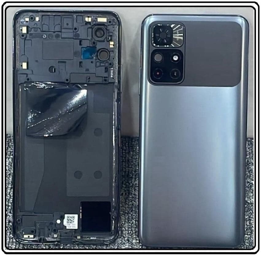 Battery Door Back Panel Housing for Poco M4 Pro (5G) Black