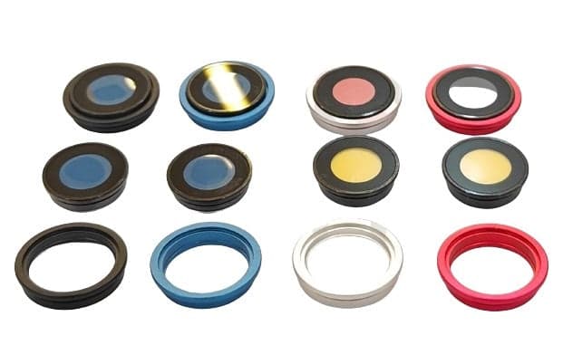 Camera Glass with Frame for Apple iPhone 13 Black thumbnail 2