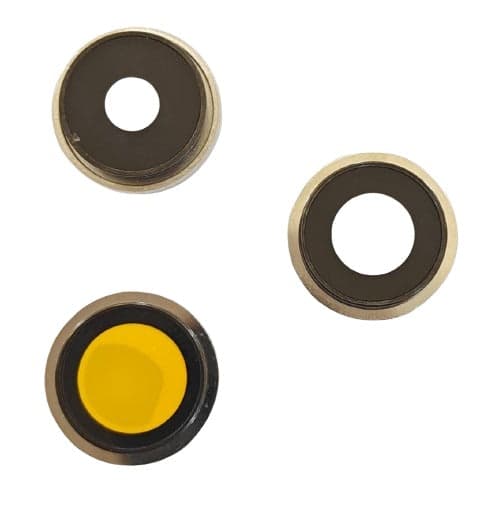 Camera Glass with Frame for Apple iPhone 14 Pro Gold thumbnail 2
