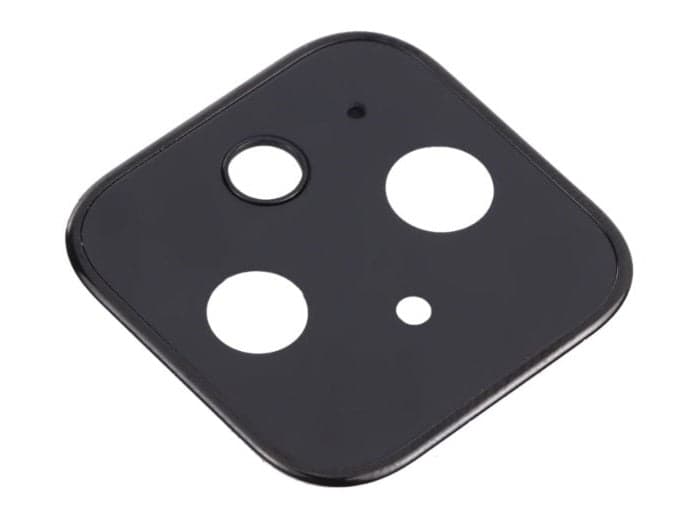 Camera Glass Lens With Frame for Google Pixel 5 Black