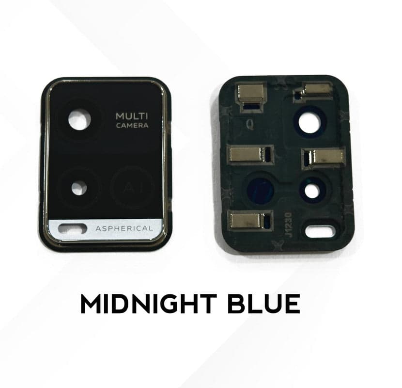 Camera Glass with Frame for Vivo Y21 2020 Blue