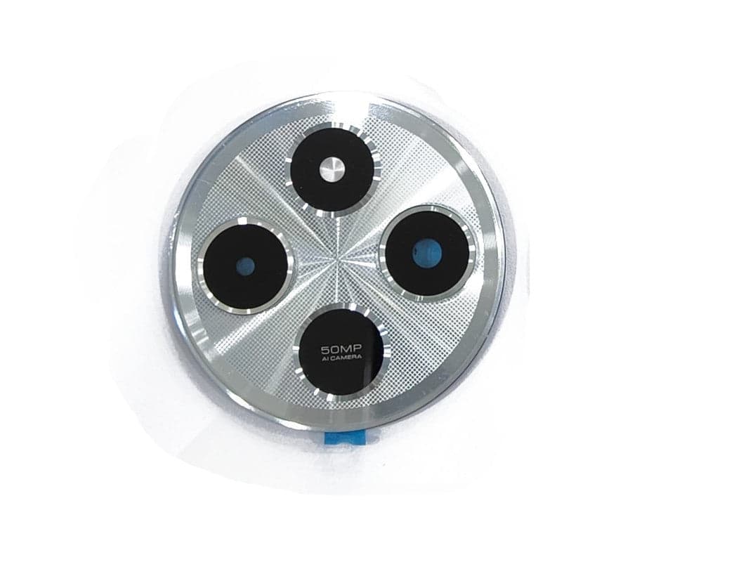 Camera Glass Lense With Frame for Xioami MI 14C Silver