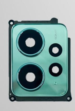 Camera Glass with frame for Redmi Note 12 4g Green